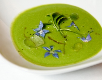 Serve Josh's Chilled Wild Watercress Soup as a light first course