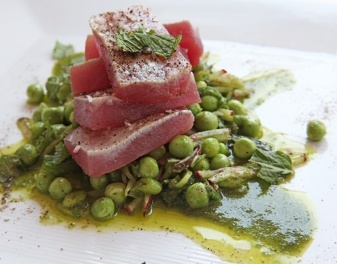 Make Michael's Torched Tuna & Pea Salad w/ Anchovy Vinaigrette