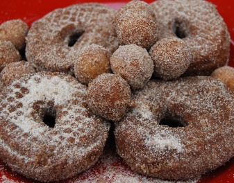 Nothing better than hot, homemade Cider Donuts in the fall