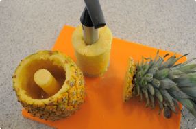 Coring & Slicing a Pineapple