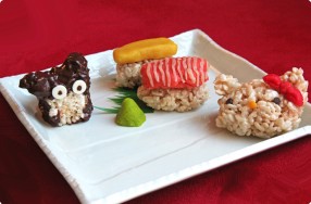 Rice Crispy Critters & Sushi