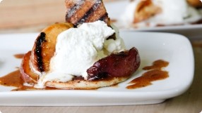 Grilled Peach Tartlets
