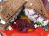 Turkey Salad, Cranberry Mayo & Pecans