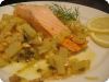 Braised Salmon & Fennel w/ Pine Nuts & Saffron
